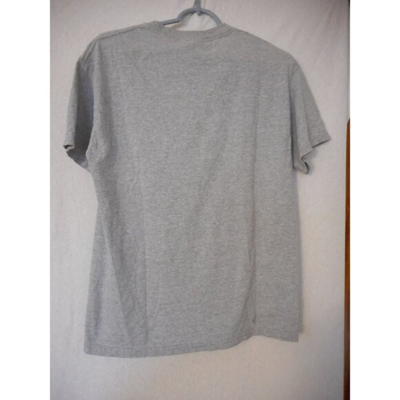 Grey Blah blah blah Tee T-Shirt Short Sleeve cotton blend Unisex Sz M graphic T - Picture 5 of 6